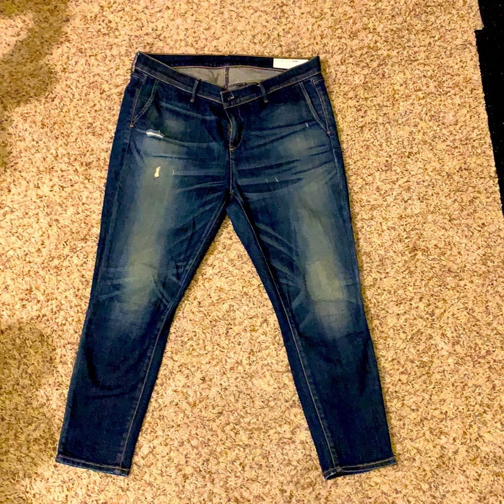 Rag and Bone slouchy cropped jeans